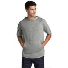 Sport-Tek Posicharge Tri-Blend Wicking Short Sleeve Hoodie